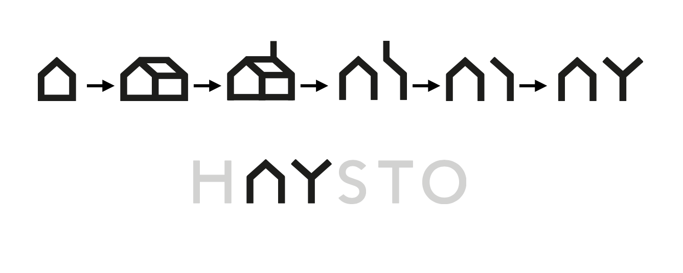 Haysto logo evolution